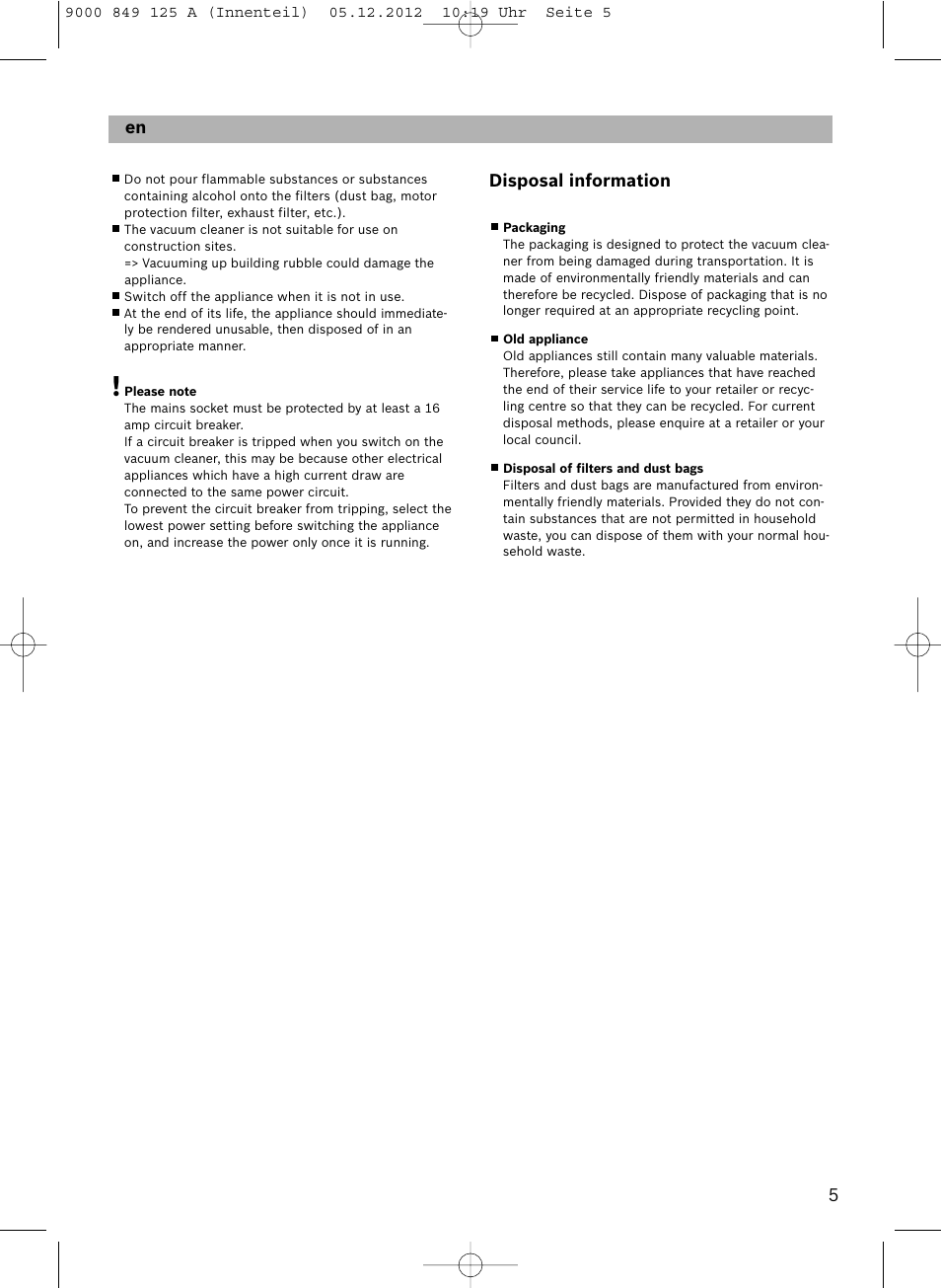 Siemens VS06G2080 User Manual | Page 6 / 117