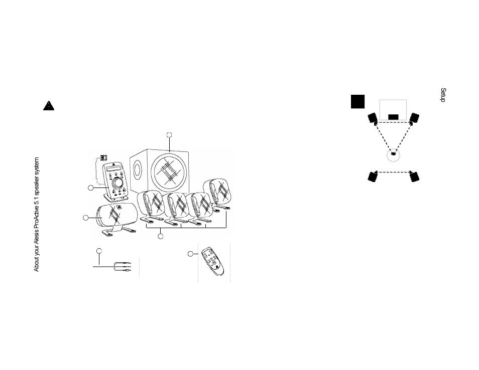 Important | ALESIS PROACTIVE 5.1 User Manual | Page 3 / 19