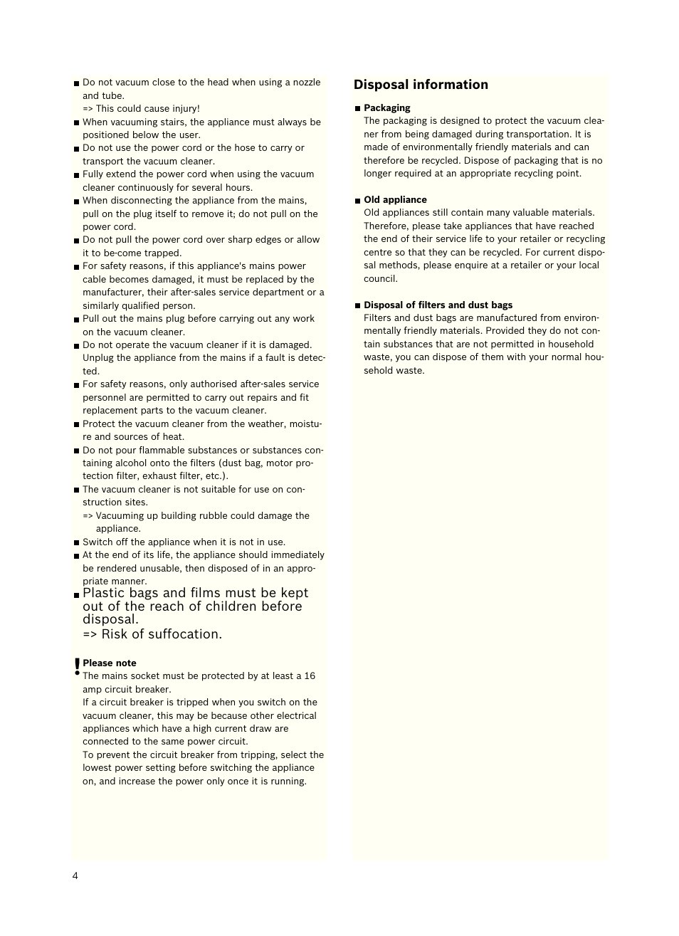 Siemens VSZ5GPX2 User Manual | Page 10 / 94