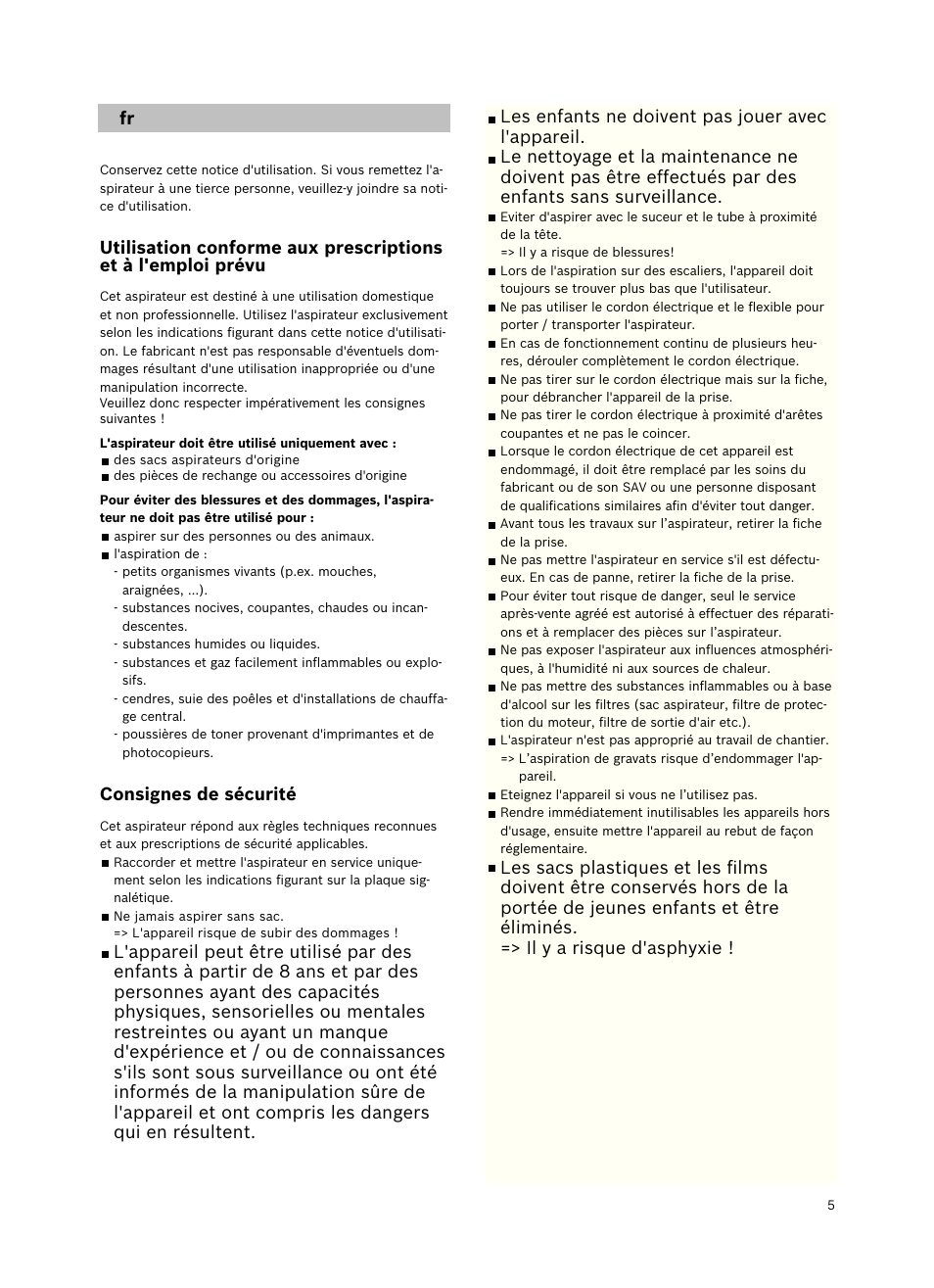 Siemens VSZ5GPX2 User Manual | Page 11 / 94
