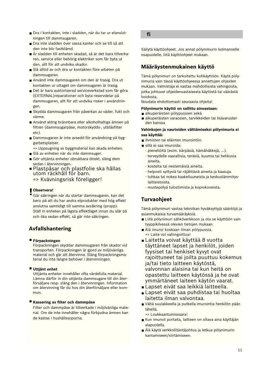 Siemens VSZ5GPX2 User Manual | Page 17 / 94