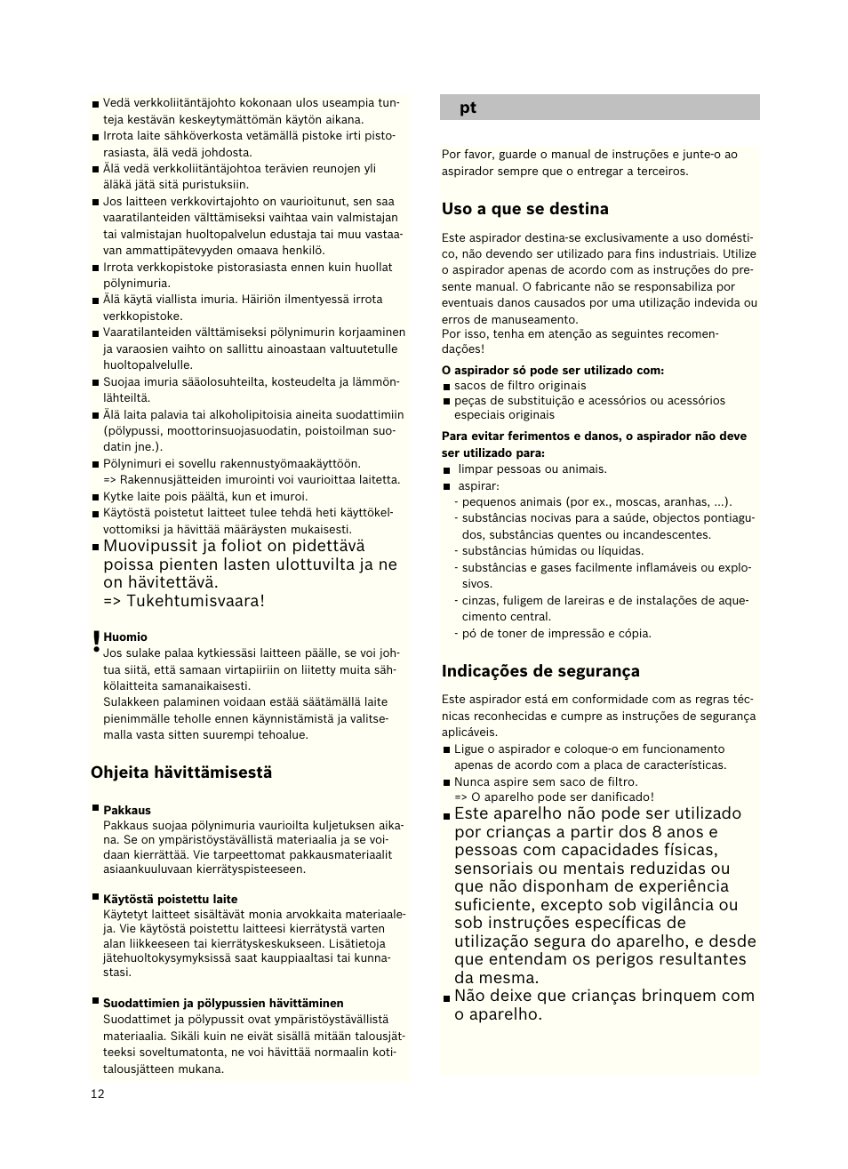 Siemens VSZ5GPX2 User Manual | Page 18 / 94