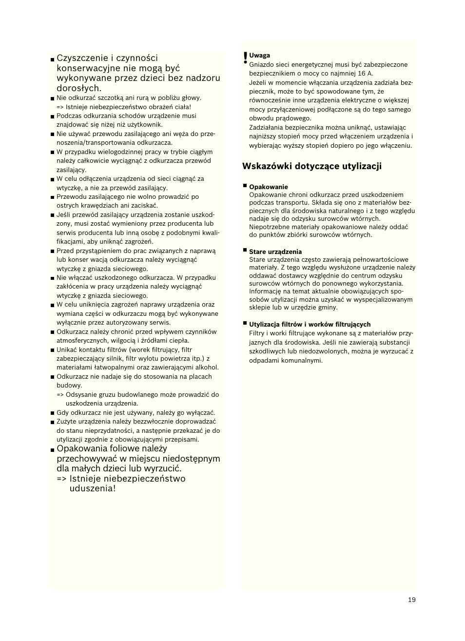 Siemens VSZ5GPX2 User Manual | Page 25 / 94