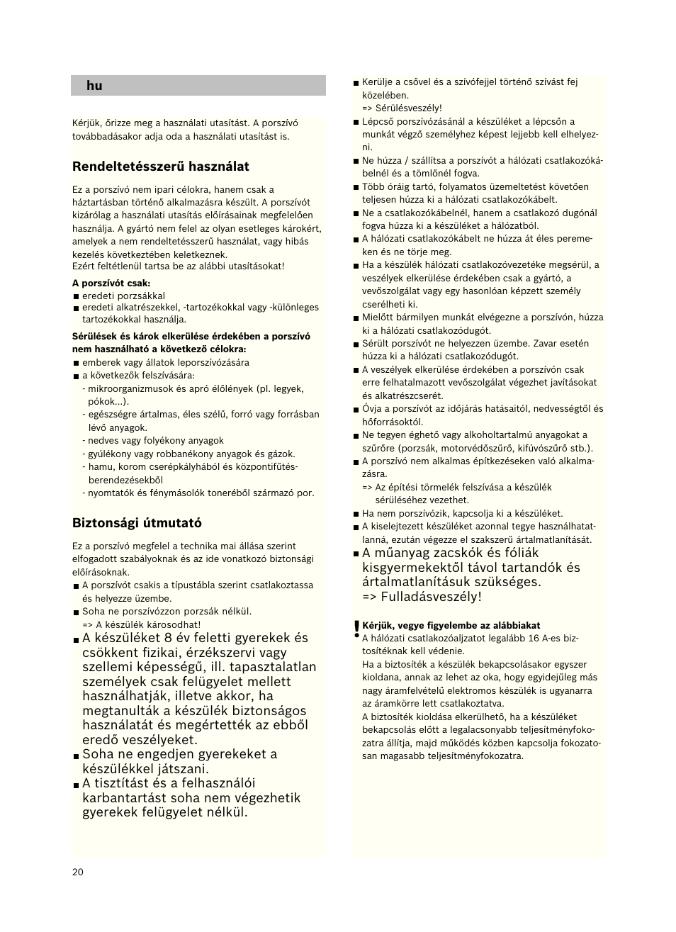 Siemens VSZ5GPX2 User Manual | Page 26 / 94