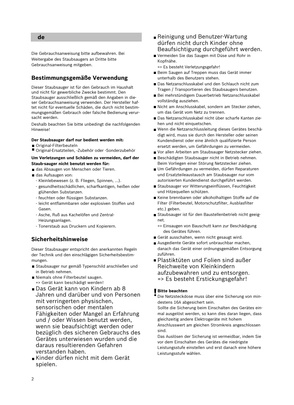 Siemens VSZ5GPX2 User Manual | Page 8 / 94