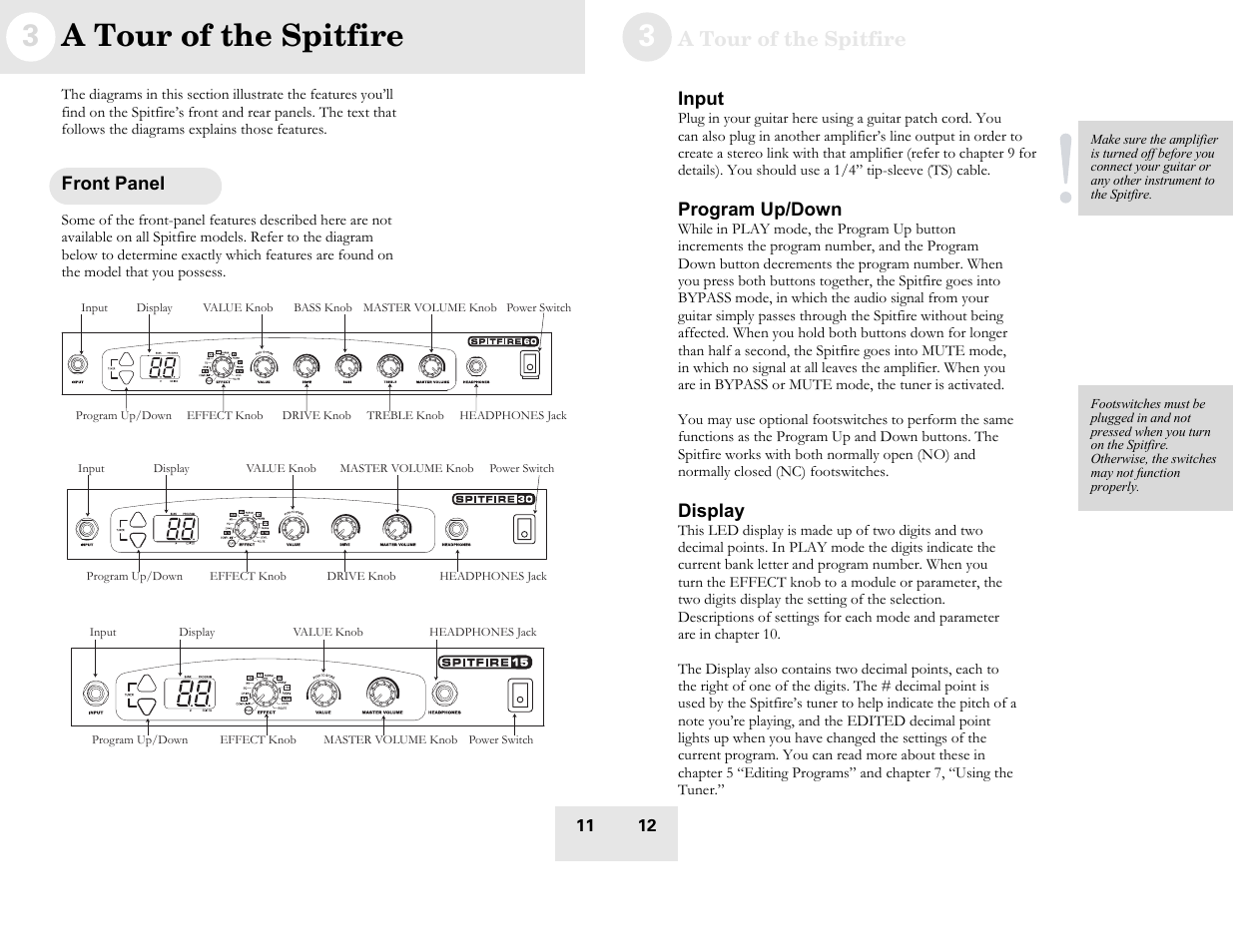 3 a tour of the spitfire, A tour of the spitfire | ALESIS Spitfire 60 User Manual | Page 14 / 48