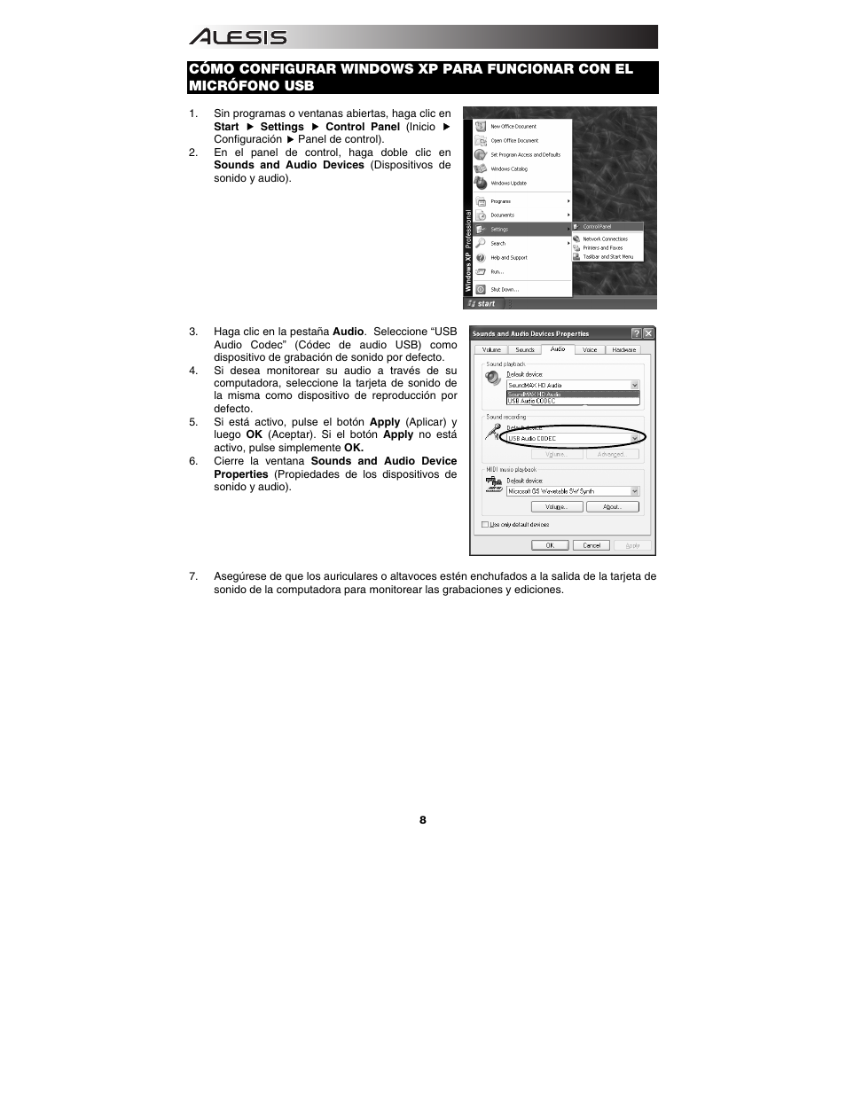 ALESIS AM3 User Manual | Page 10 / 36