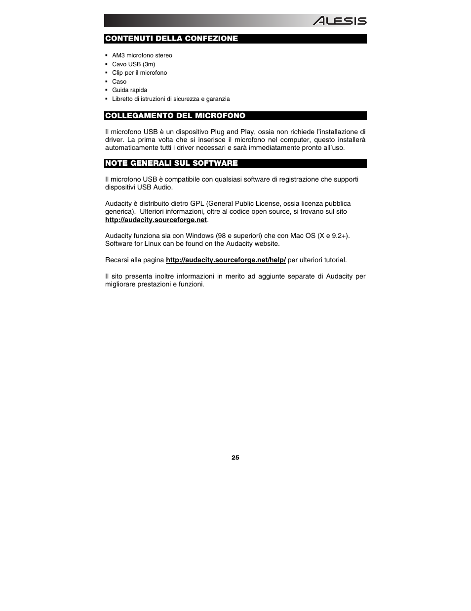 ALESIS AM3 User Manual | Page 27 / 36