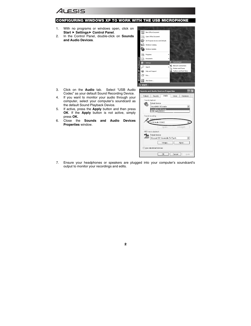 ALESIS AM3 User Manual | Page 4 / 36