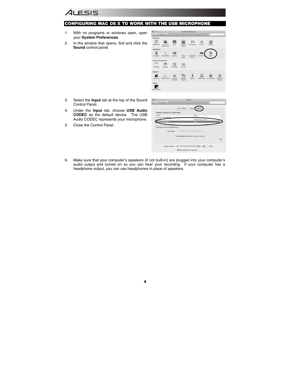 ALESIS AM3 User Manual | Page 6 / 36