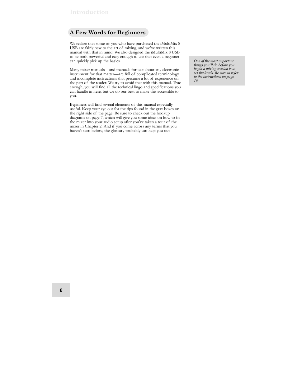 ALESIS iMultiMix 8 USB User Manual | Page 8 / 36