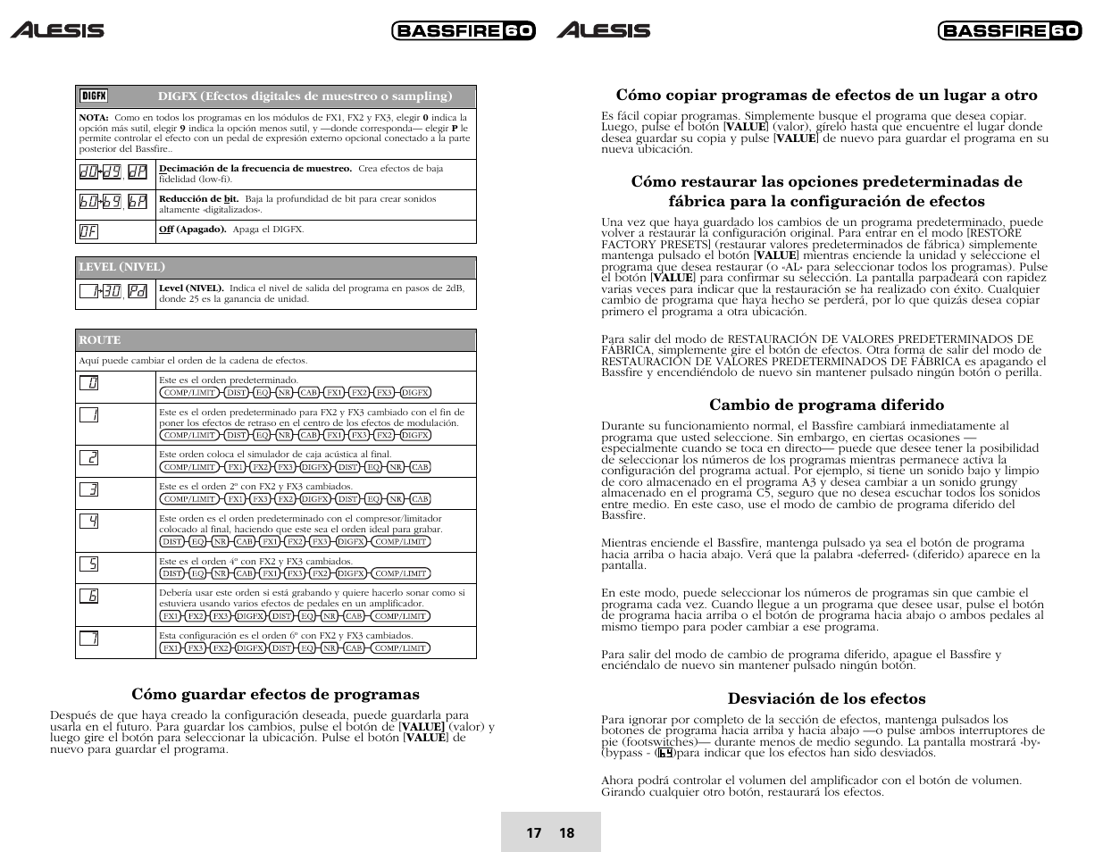 ALESIS BASSFIRE 60 User Manual | Page 20 / 51