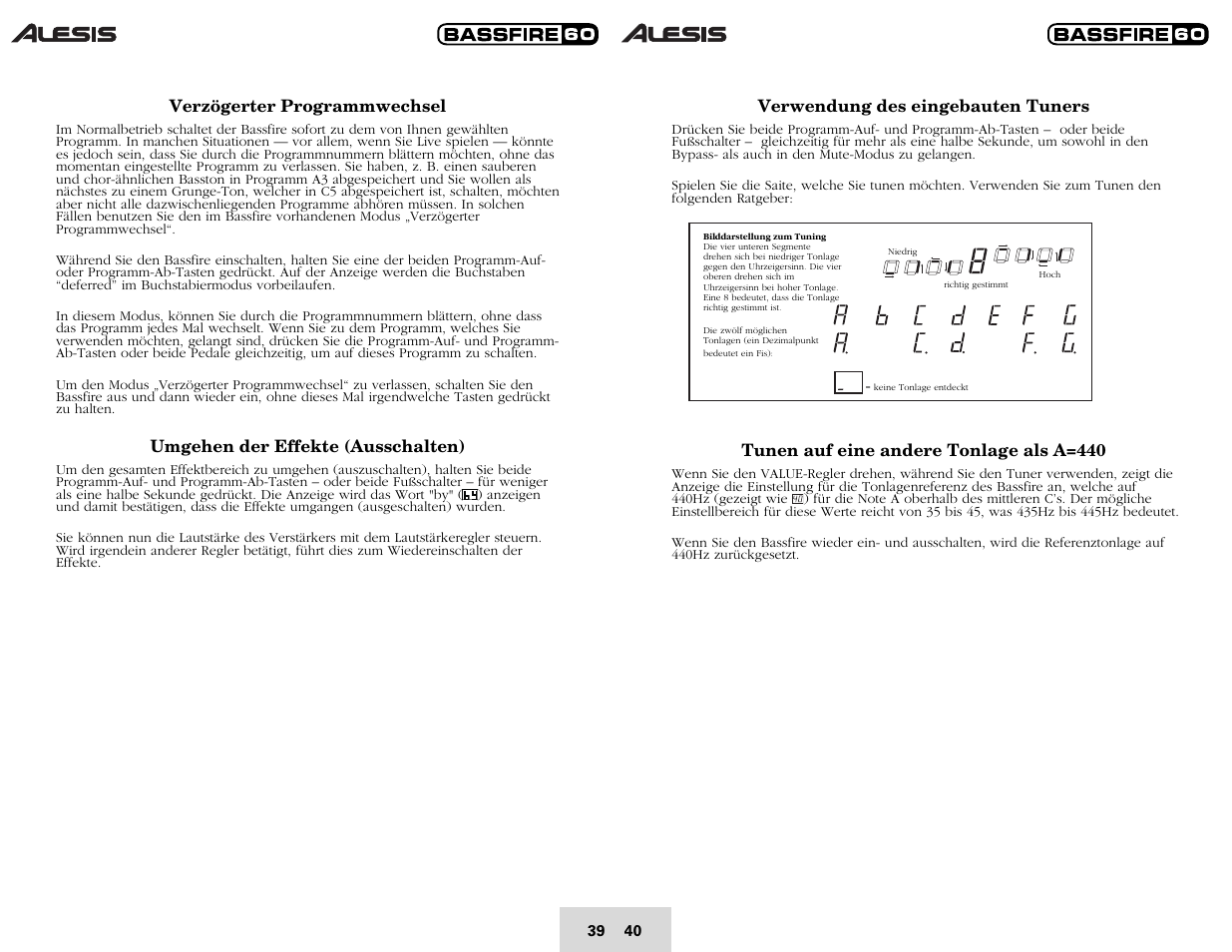 ALESIS BASSFIRE 60 User Manual | Page 42 / 51