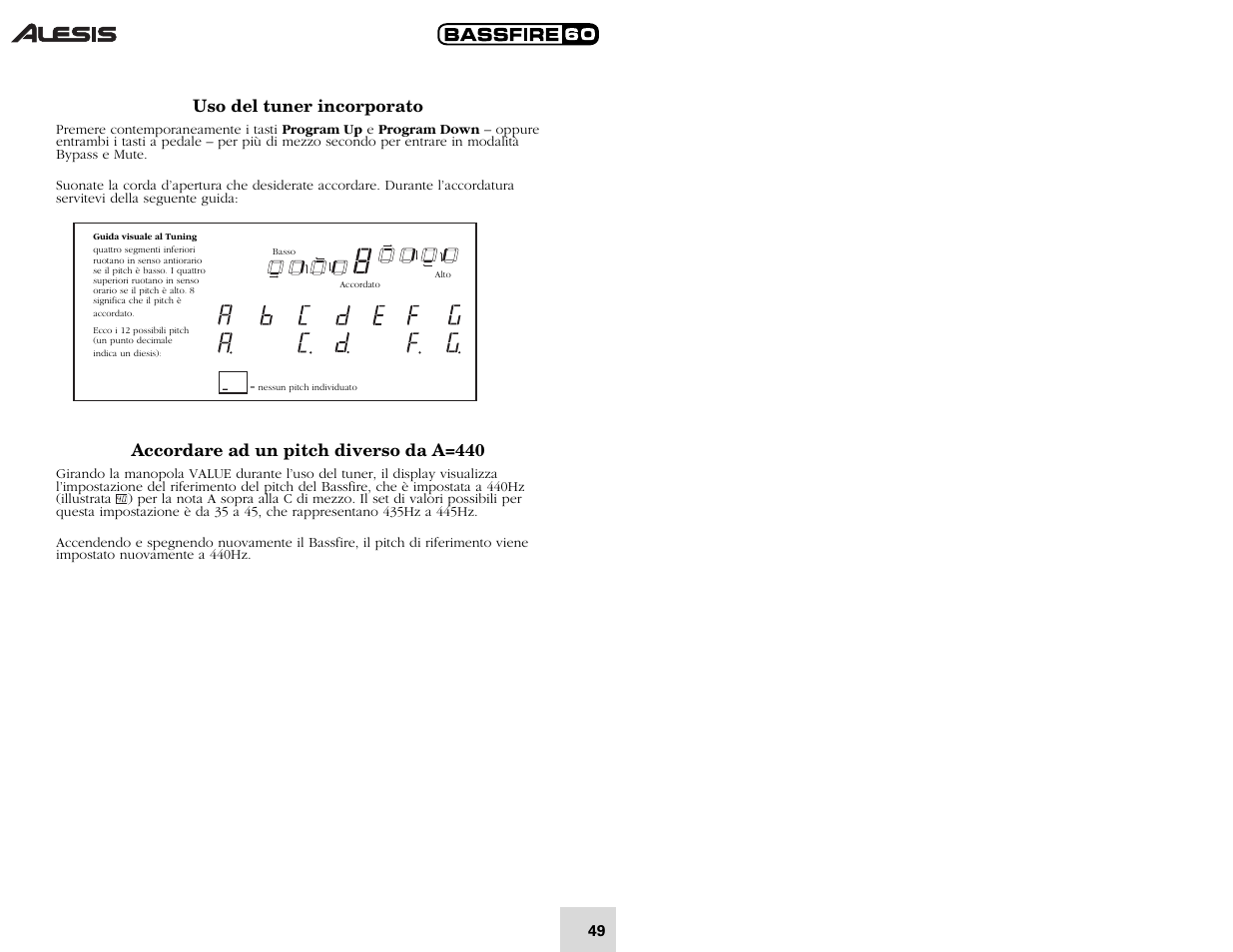 ALESIS BASSFIRE 60 User Manual | Page 51 / 51