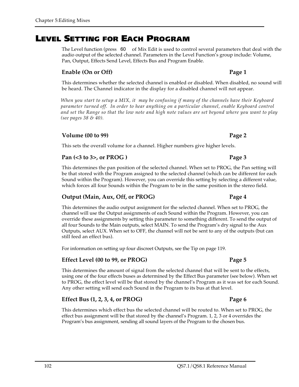 ALESIS QS8.1 User Manual | Page 114 / 188