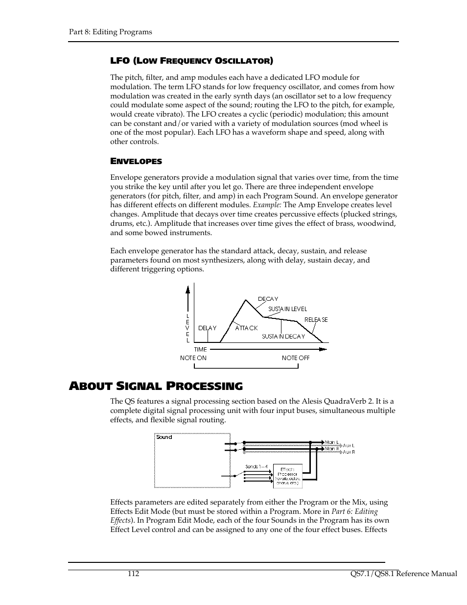 Bout, Ignal, Rocessing | ALESIS QS8.1 User Manual | Page 124 / 188