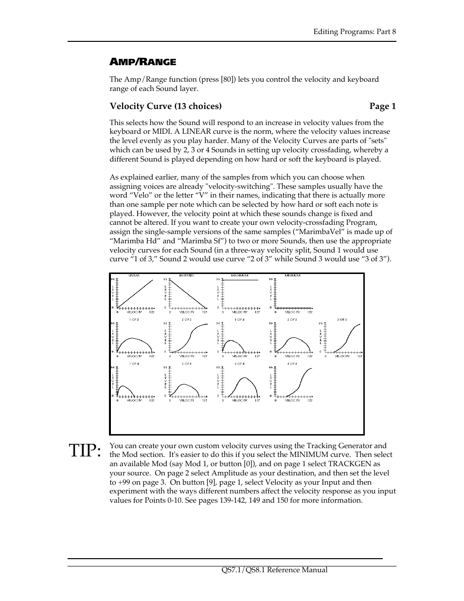 ALESIS QS8.1 User Manual | Page 139 / 188