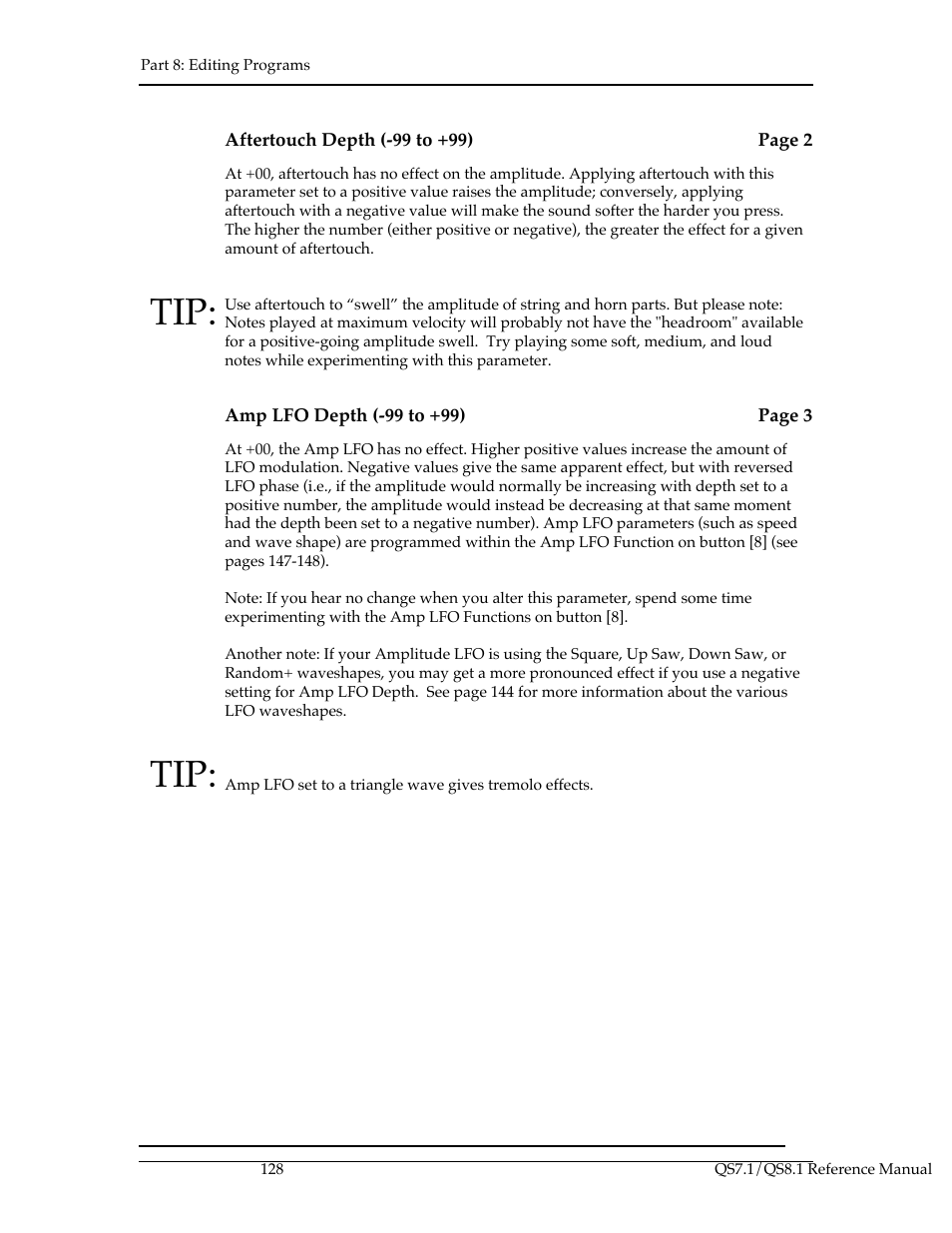 ALESIS QS8.1 User Manual | Page 140 / 188