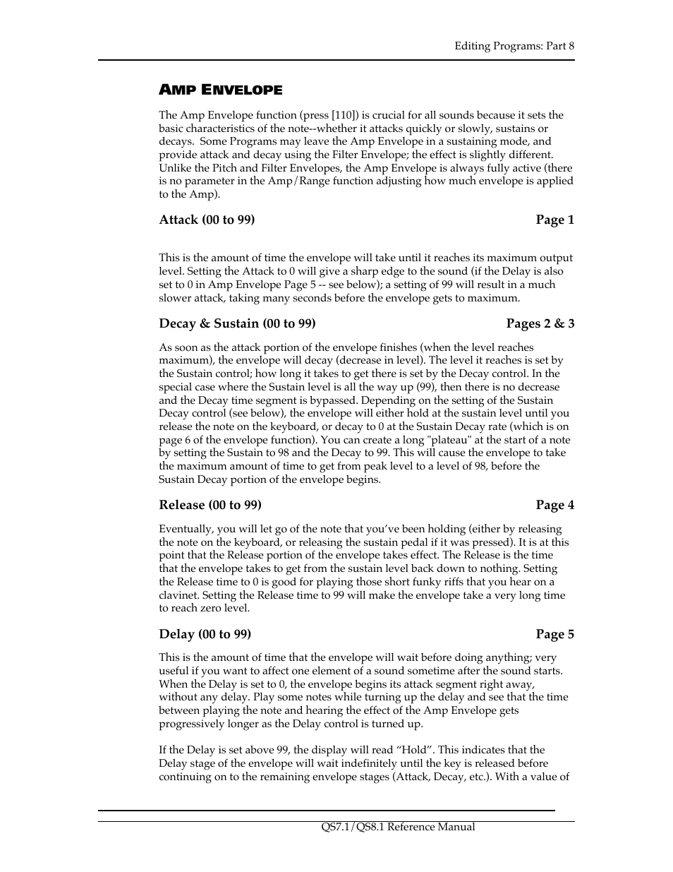 ALESIS QS8.1 User Manual | Page 149 / 188