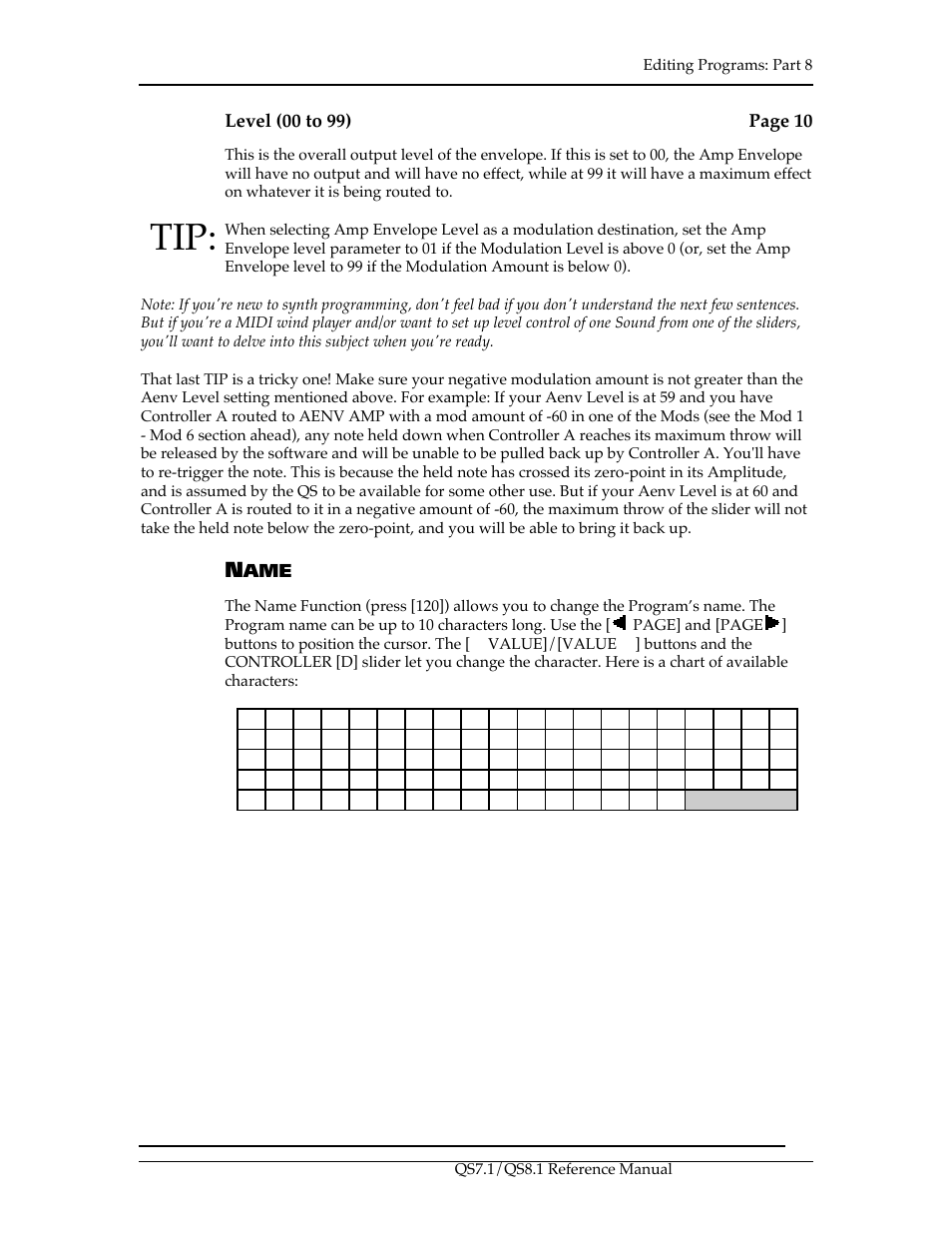 ALESIS QS8.1 User Manual | Page 151 / 188