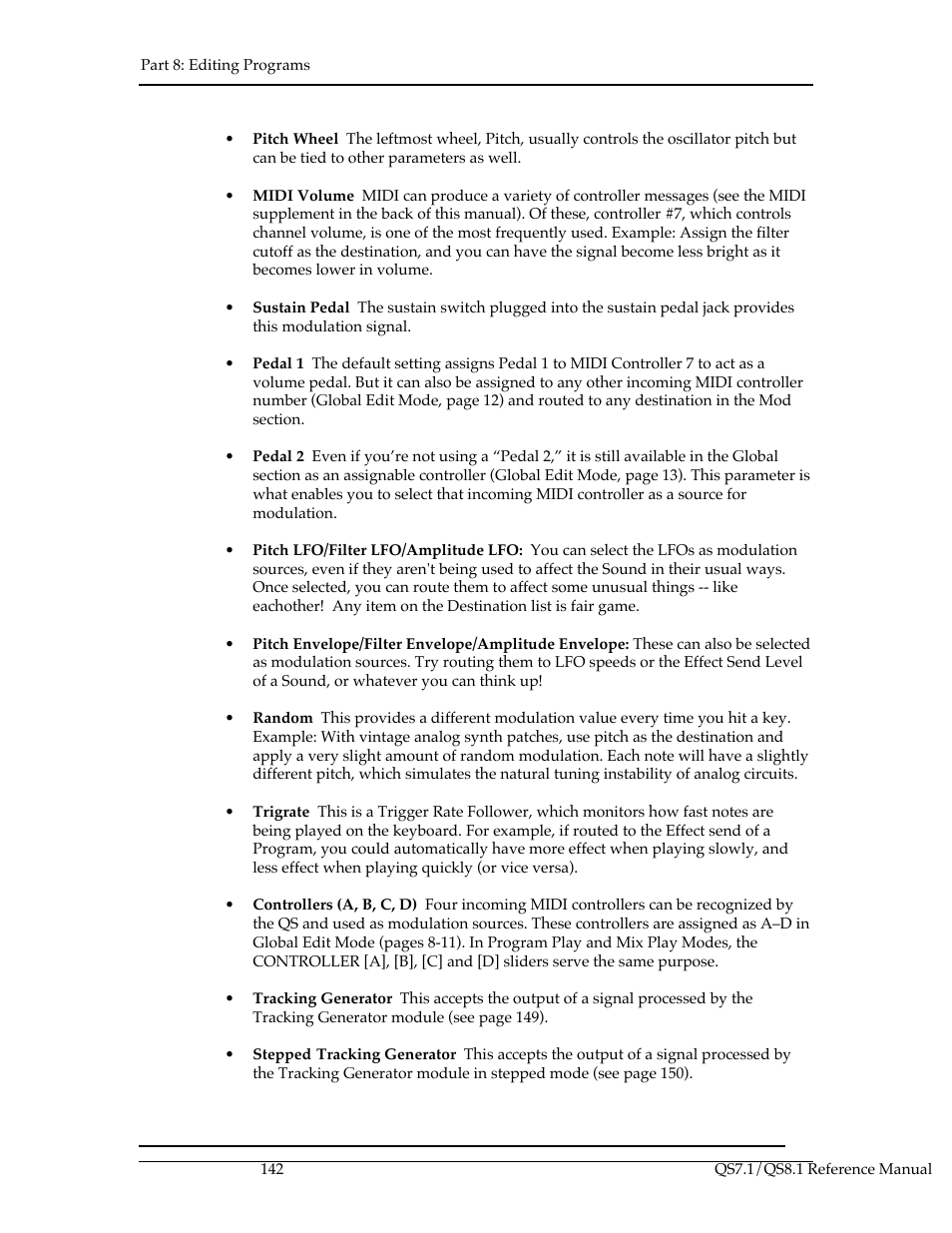 ALESIS QS8.1 User Manual | Page 154 / 188
