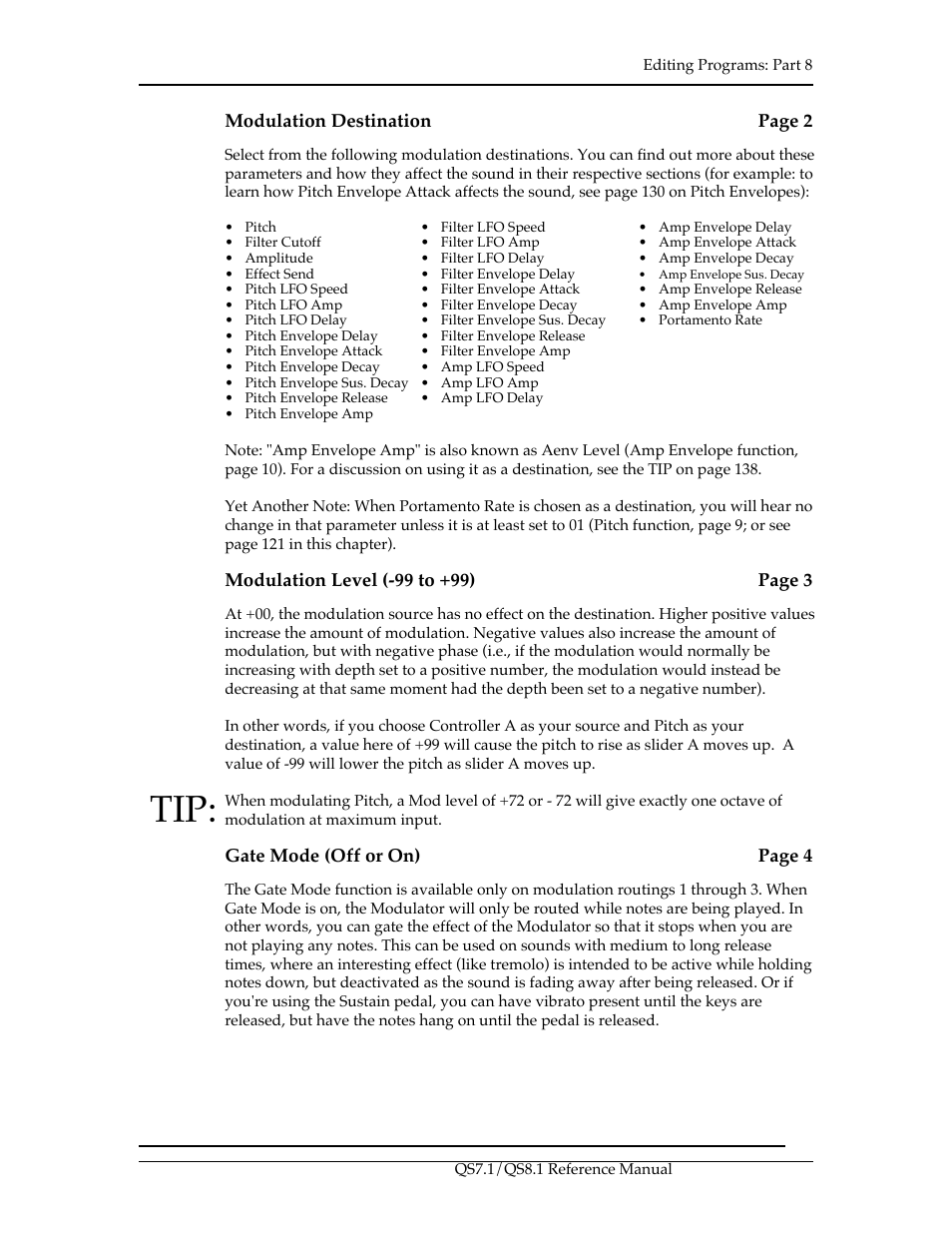 ALESIS QS8.1 User Manual | Page 155 / 188