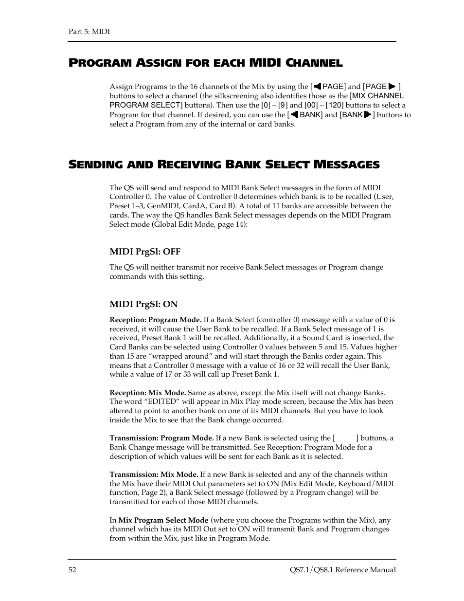 Midi c | ALESIS QS8.1 User Manual | Page 58 / 188
