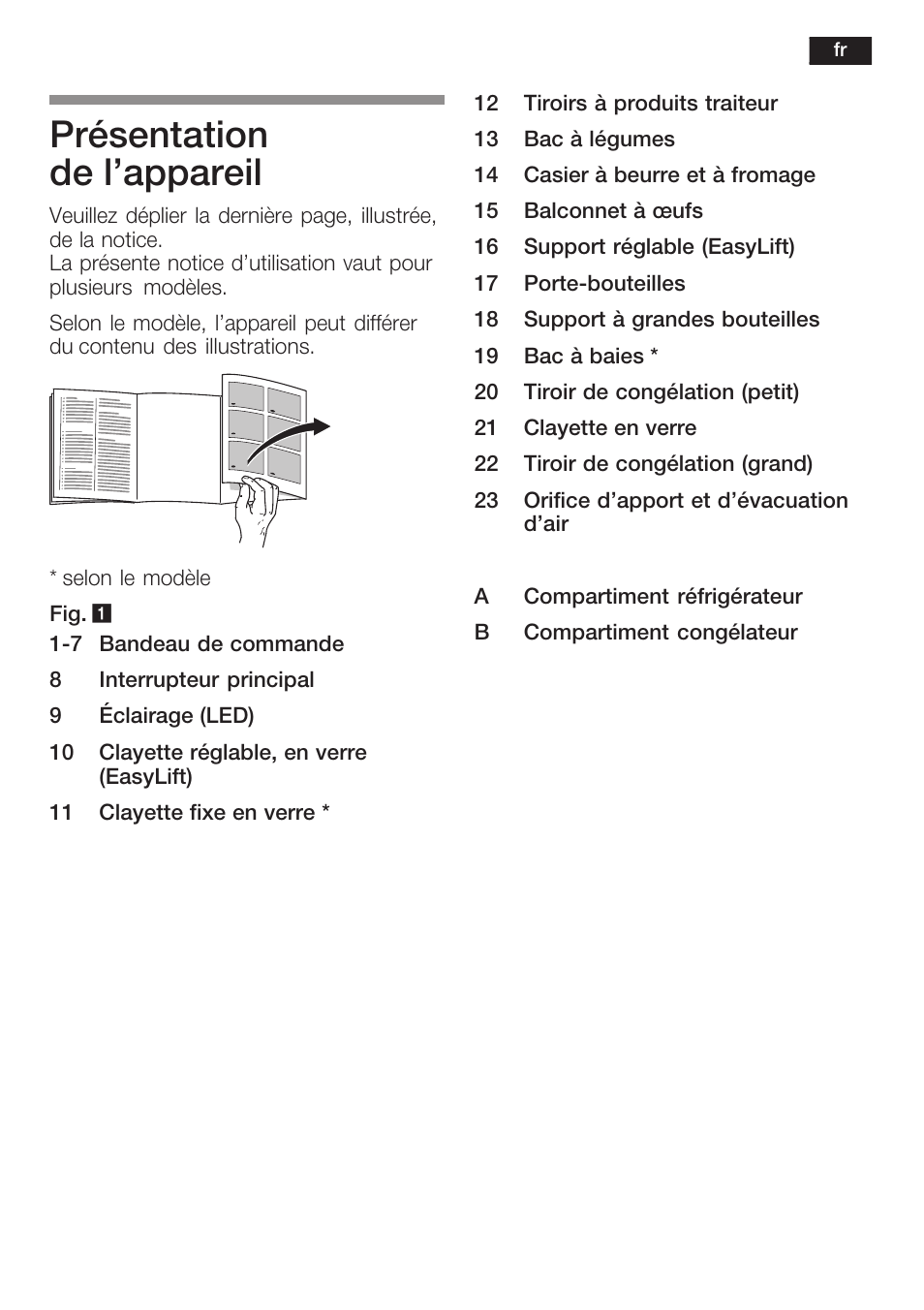 Présentation de l'appareil | Siemens KI34NP60 User Manual | Page 43 / 98