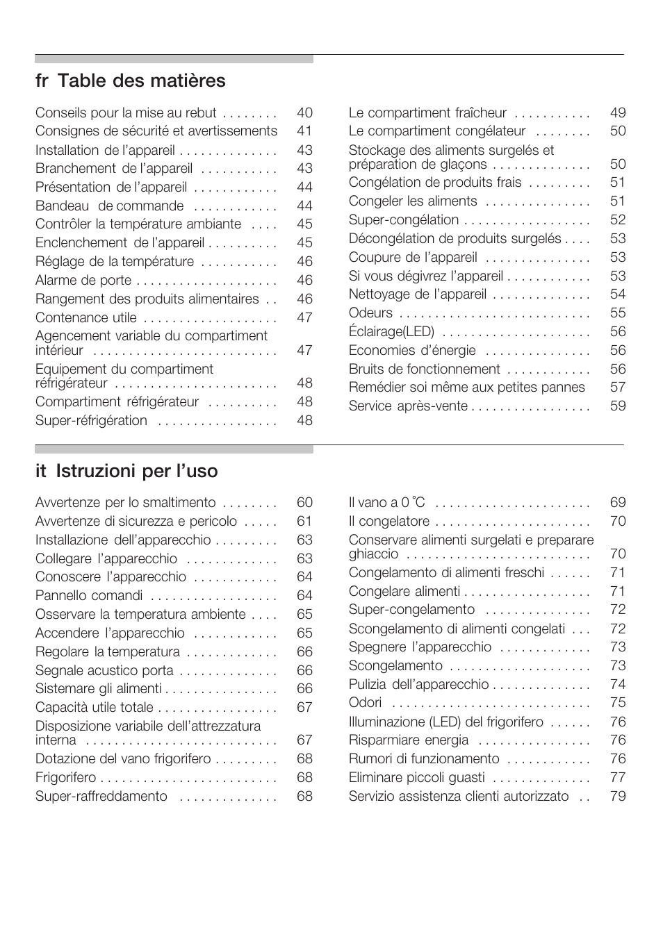 Siemens KI40FP60 User Manual | Page 3 / 104