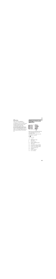 Getting to know your appliance | Siemens GS36NBI30 User Manual | Page 25 / 92