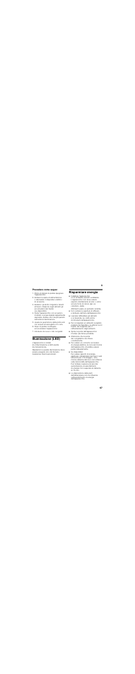 Procedere come segue, Illuminazione (led), Risparmiare energia | Altrimenti usare un pannello isolante | Siemens GS36NBI30 User Manual | Page 67 / 92