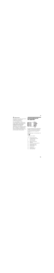 Kennismaking met het apparaat | Siemens GS36NBI30 User Manual | Page 75 / 92