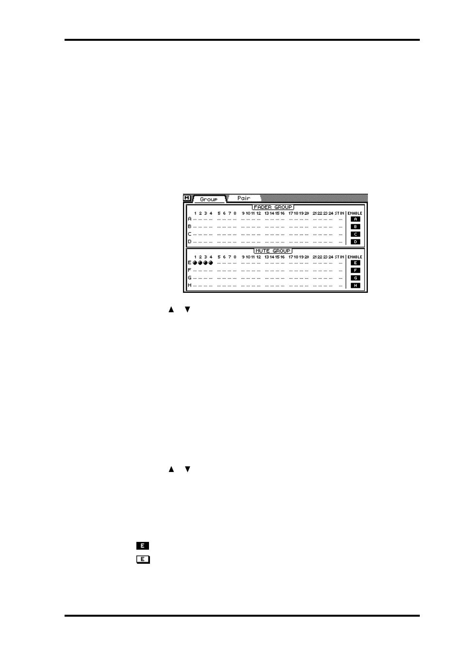 Mute groups, Making a mute group, Disabling a mute group | ALESIS 03D User Manual | Page 123 / 302