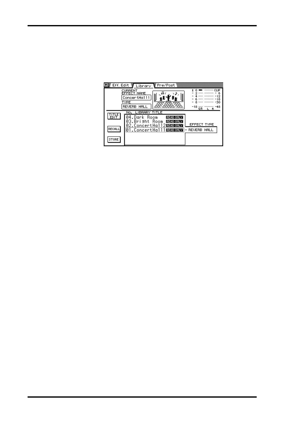 Editing effects program titles | ALESIS 03D User Manual | Page 138 / 302