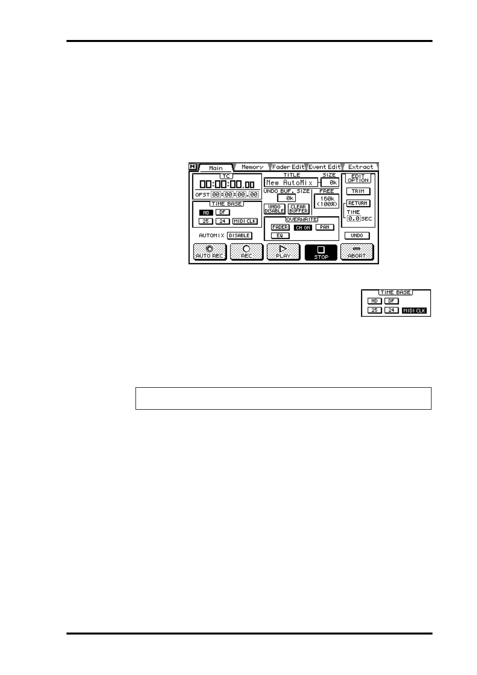 Setting the time base | ALESIS 03D User Manual | Page 191 / 302