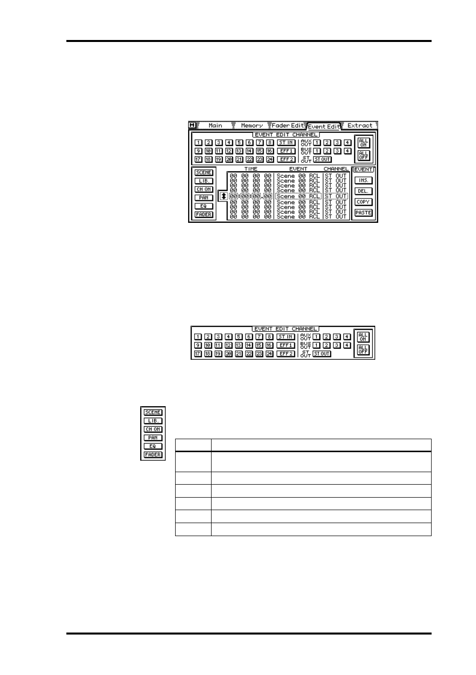 Editing events offline, Editing events off-line | ALESIS 03D User Manual | Page 203 / 302
