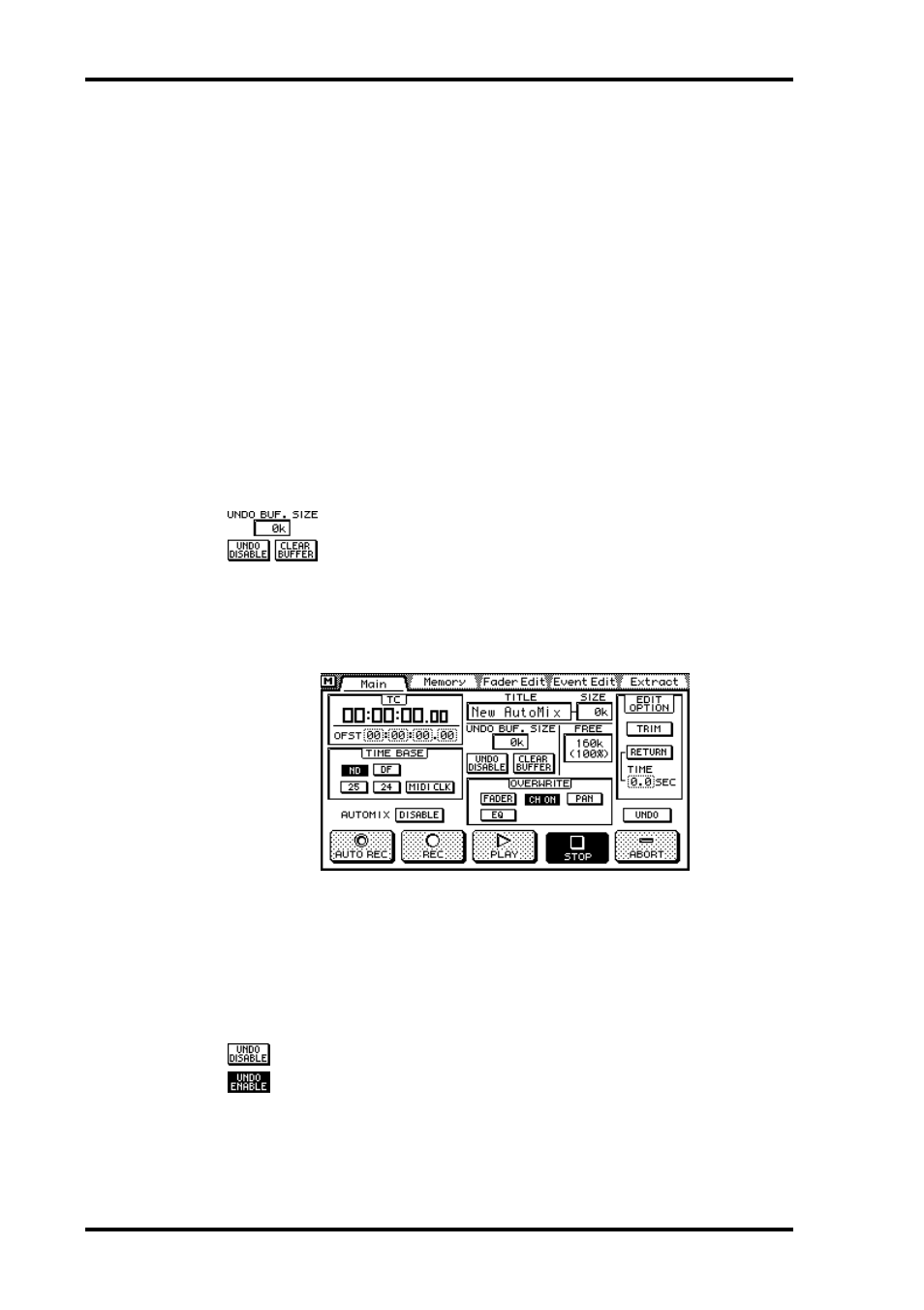 Undoing automix operations | ALESIS 03D User Manual | Page 210 / 302