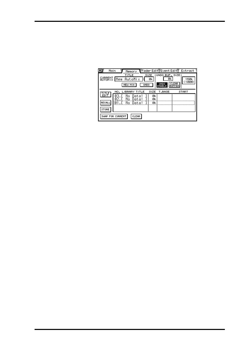 Editing automix titles | ALESIS 03D User Manual | Page 215 / 302