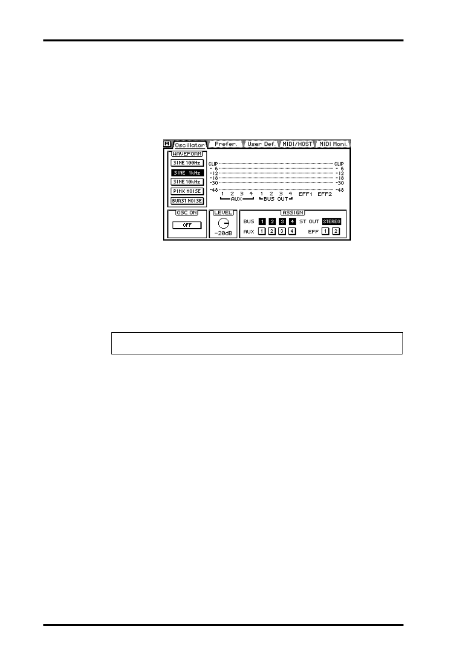 Using the onboard oscillator | ALESIS 03D User Manual | Page 222 / 302