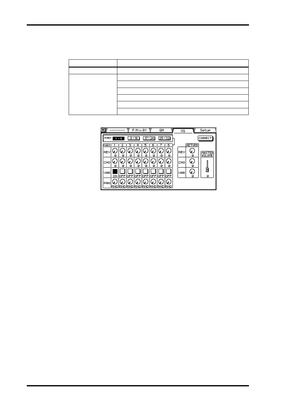 Xg page | ALESIS 03D User Manual | Page 258 / 302