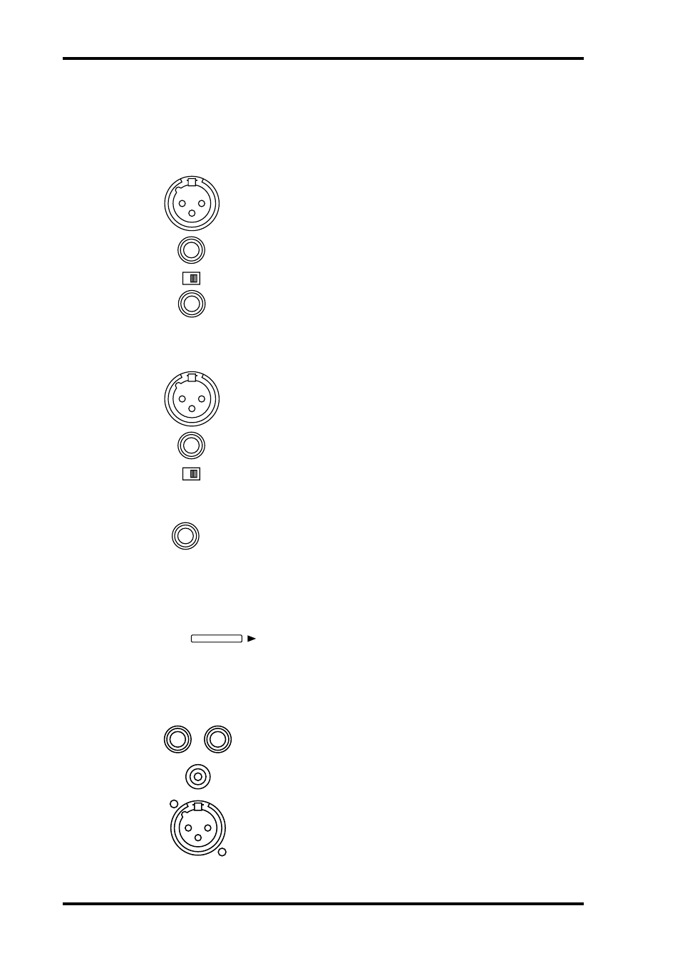 Input channel overview, Input channels 1 & 2, Input channels 3 to 8 | Input channels 9 to 16, Input channels 17 to 24, Stereo input channel (st in) | ALESIS 03D User Manual | Page 46 / 302