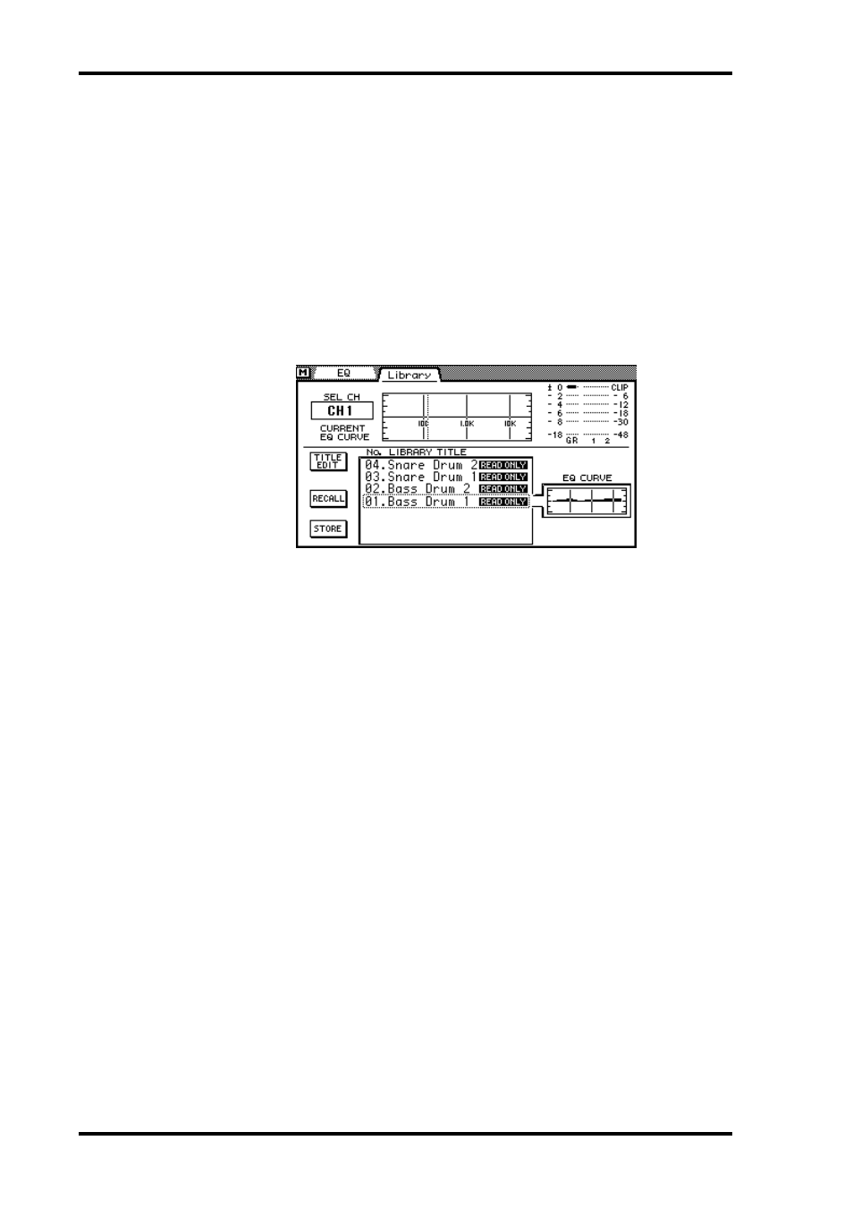 Eq library | ALESIS 03D User Manual | Page 58 / 302