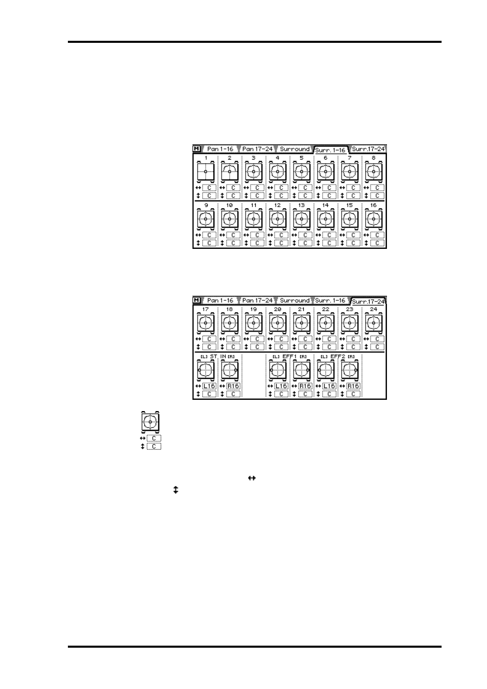 Using surround pan | ALESIS 03D User Manual | Page 75 / 302