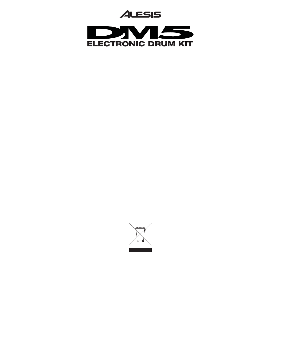 ALESIS DM5 User Manual | 42 pages