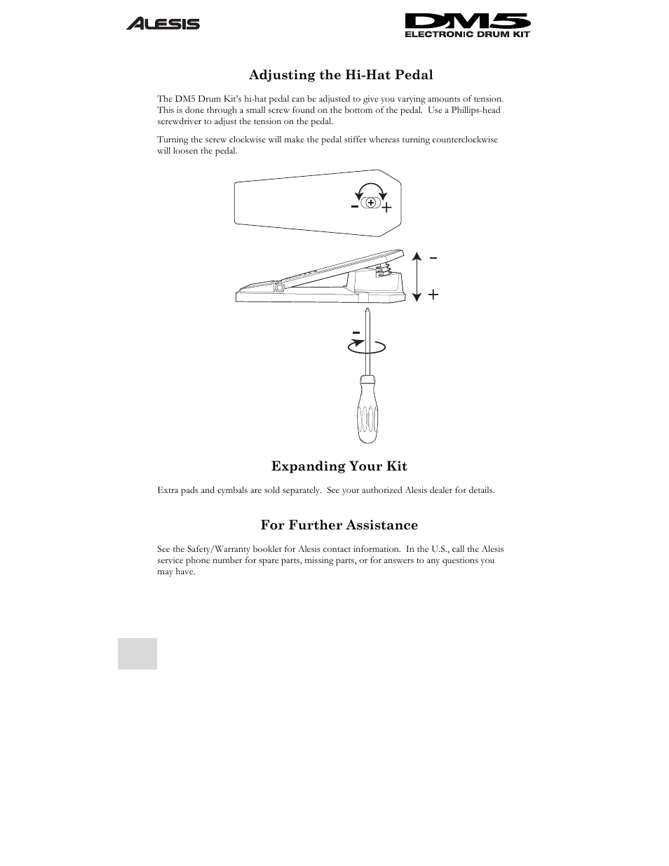 ALESIS DM5 User Manual | Page 10 / 42