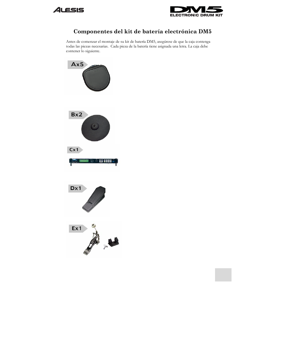 ALESIS DM5 User Manual | Page 13 / 42