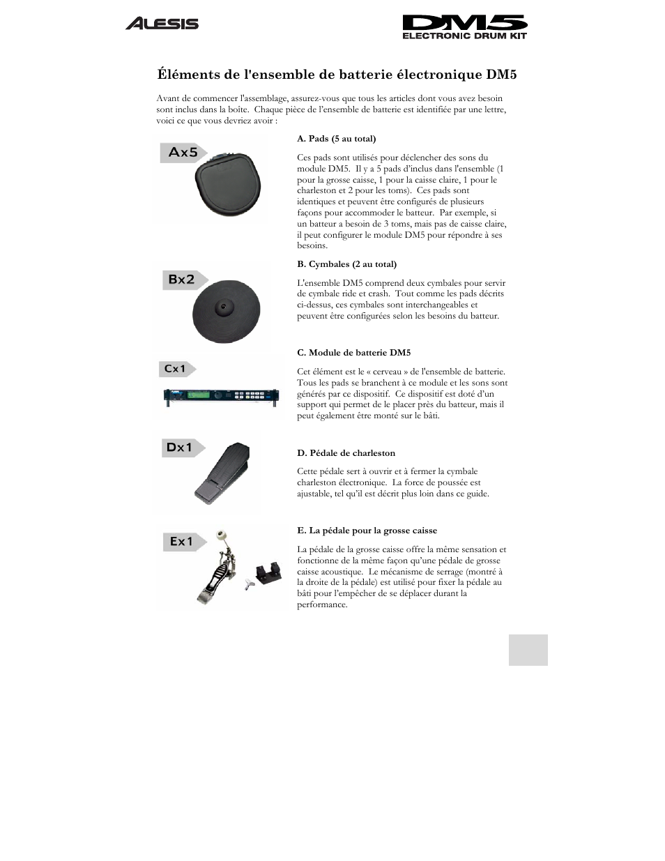 ALESIS DM5 User Manual | Page 21 / 42