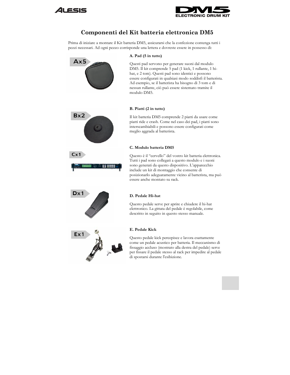 ALESIS DM5 User Manual | Page 37 / 42