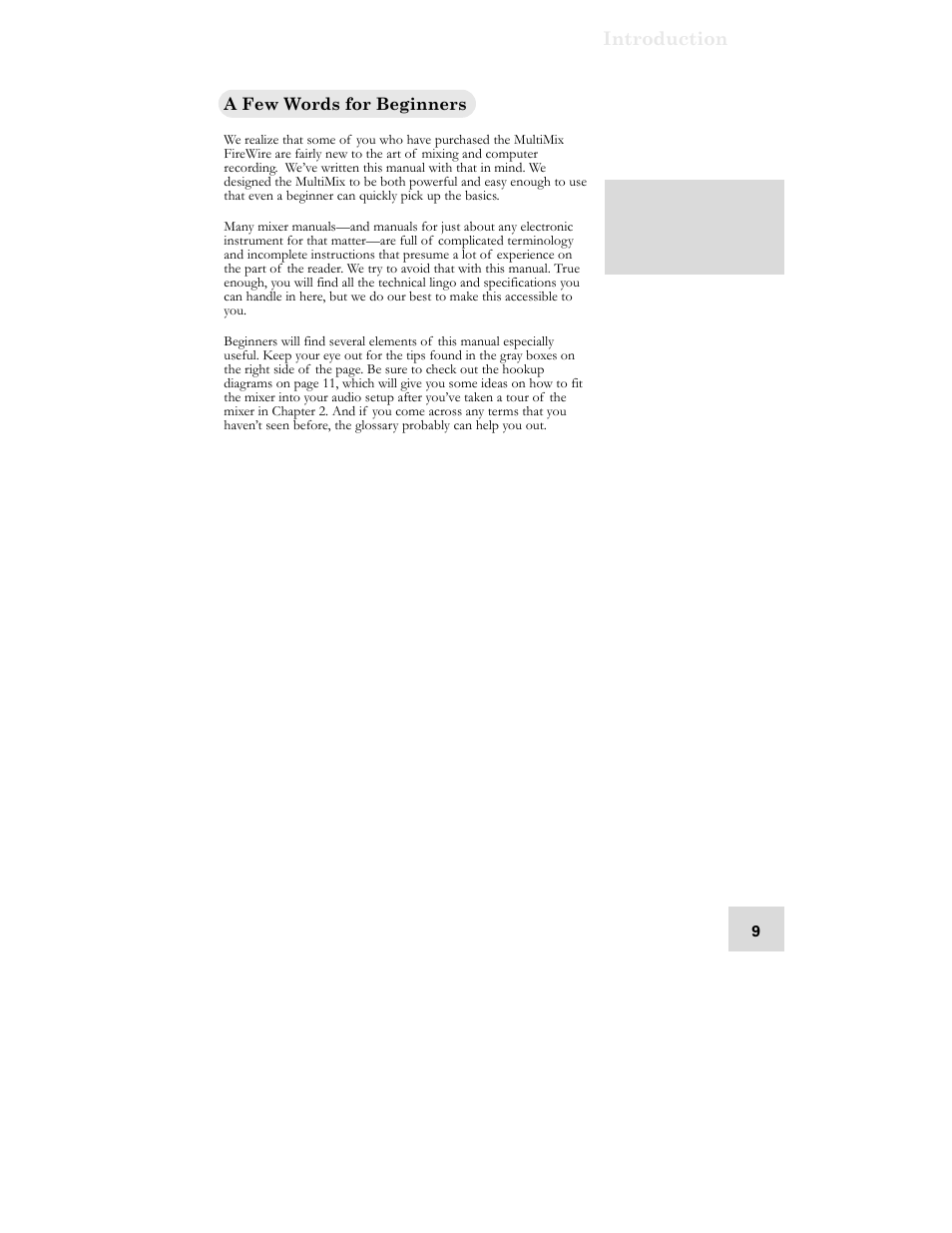 ALESIS MultiMix 12 FireWire User Manual | Page 11 / 64