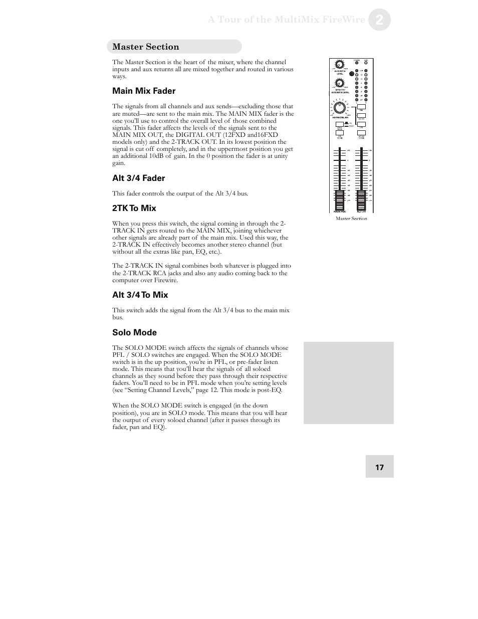 ALESIS MultiMix 12 FireWire User Manual | Page 19 / 64